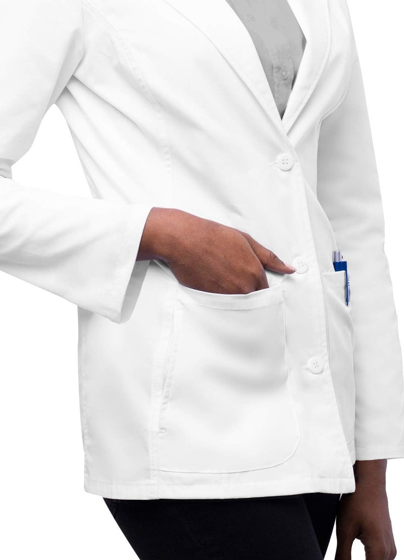 Adar Uniforms Adar Universal Lab Coats for Women - Tailored 28" Consultation Lab Coat - Image 2